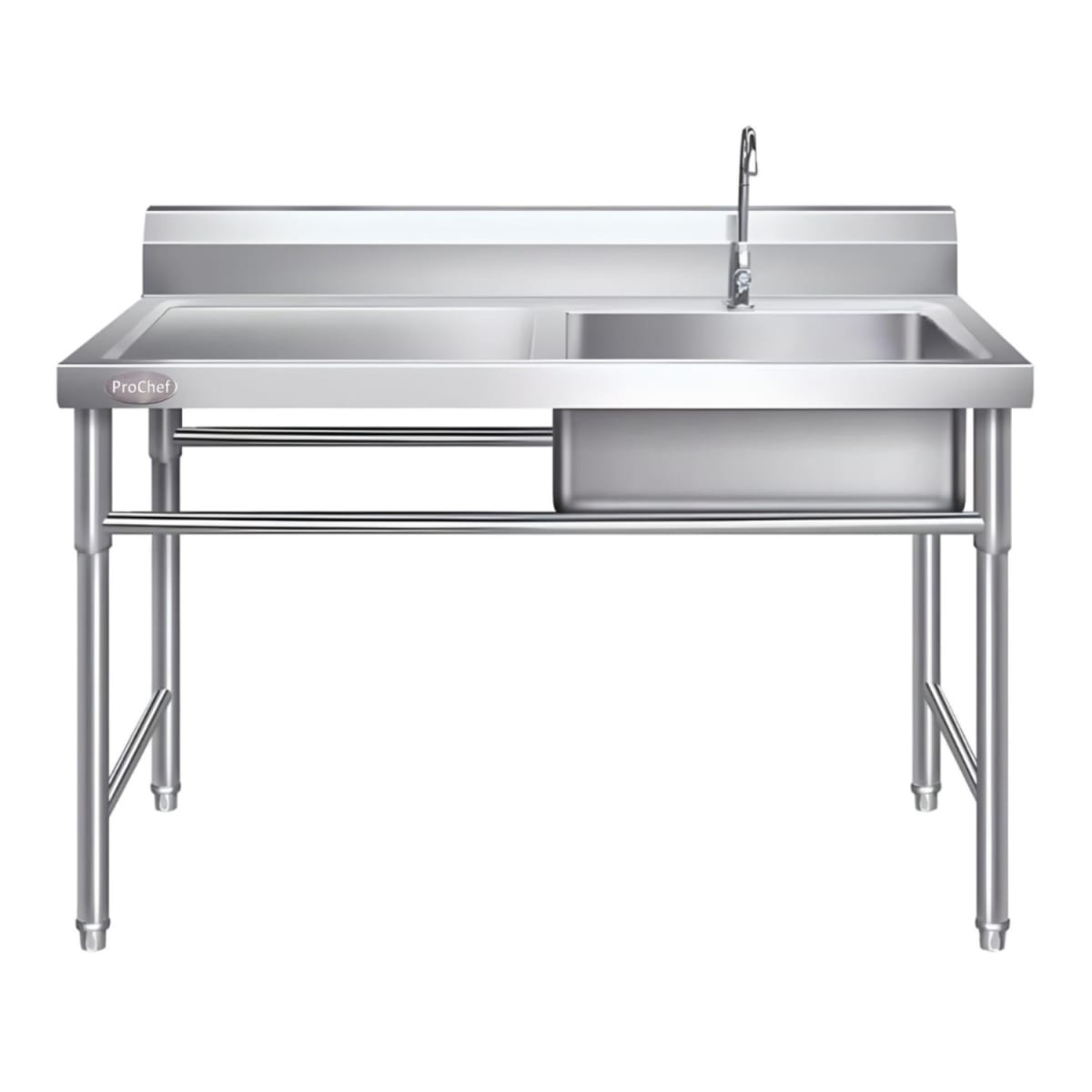 Lavafondos Acero Inox. 120x60x90 cm. Secador izquierdo12
