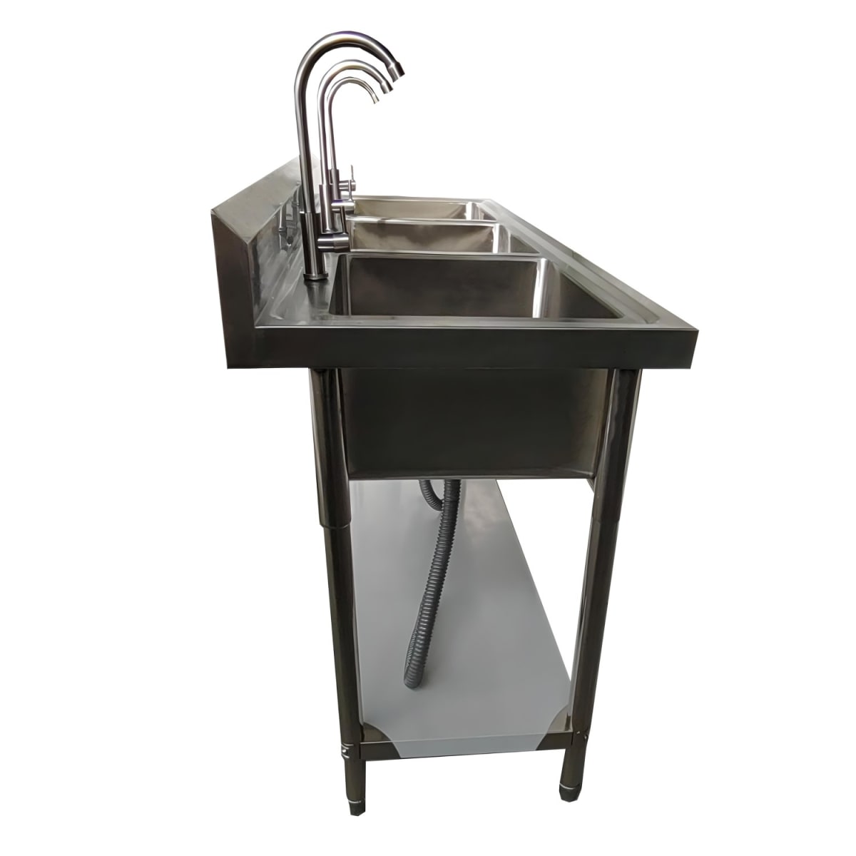 Lavafondos Triple Acero Inox. 180x60x90 cm.3