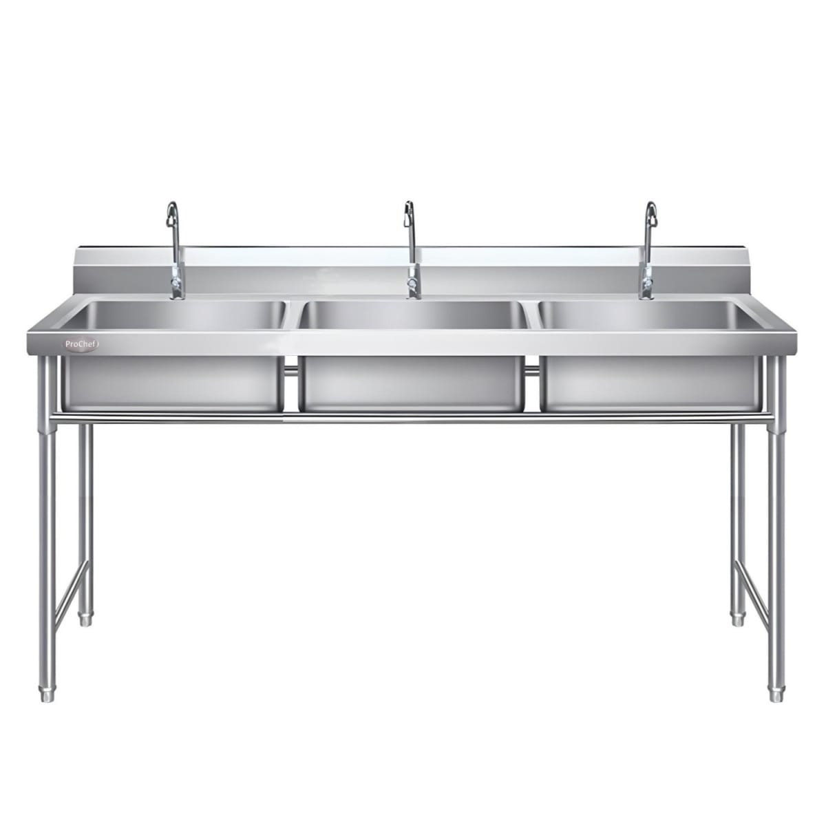 Lavafondos Triple Acero Inox. 180x60x90 cm.12