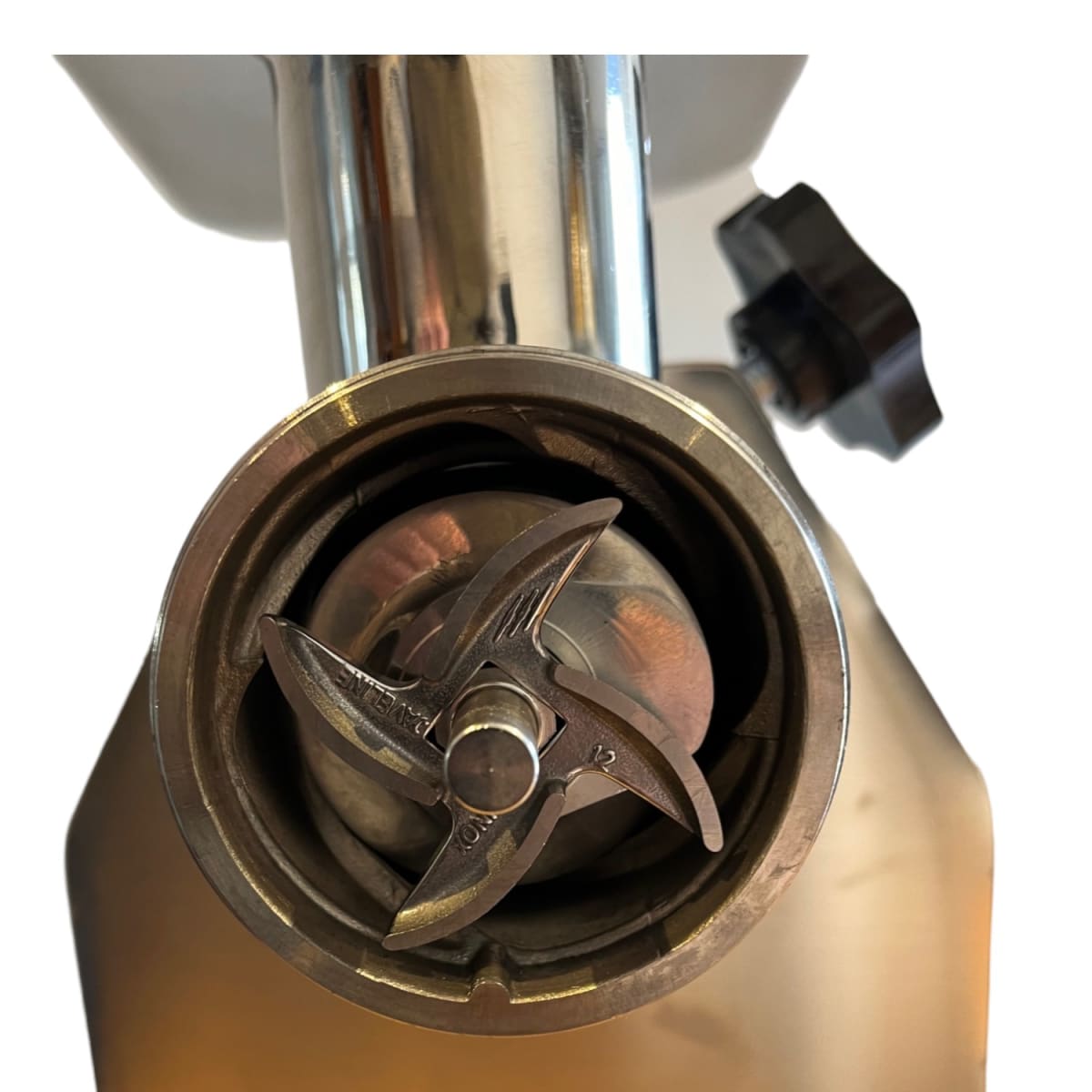 Moledora de carne industrial Ac. Inox. 120 kg/hora con Reversa7