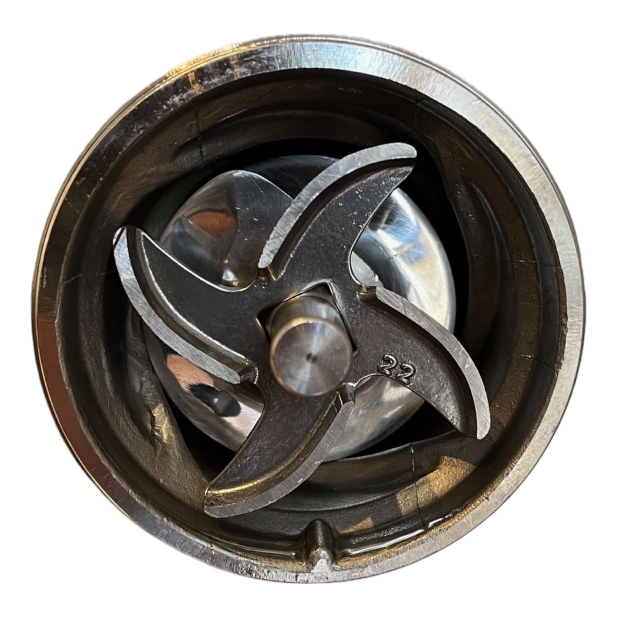 Moledora de Carne Industrial Ac. Inox. 220 Kg/Hr Con Reversa7
