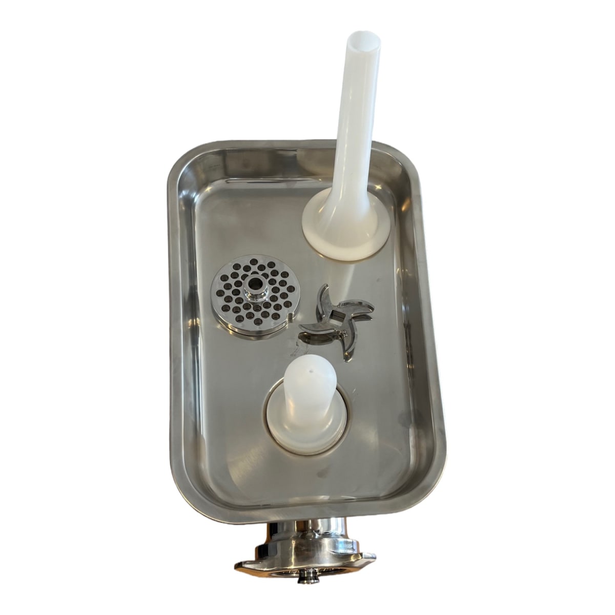 Moledora de Carne Industrial Ac. Inox. 220 Kg/Hr Con Reversa9