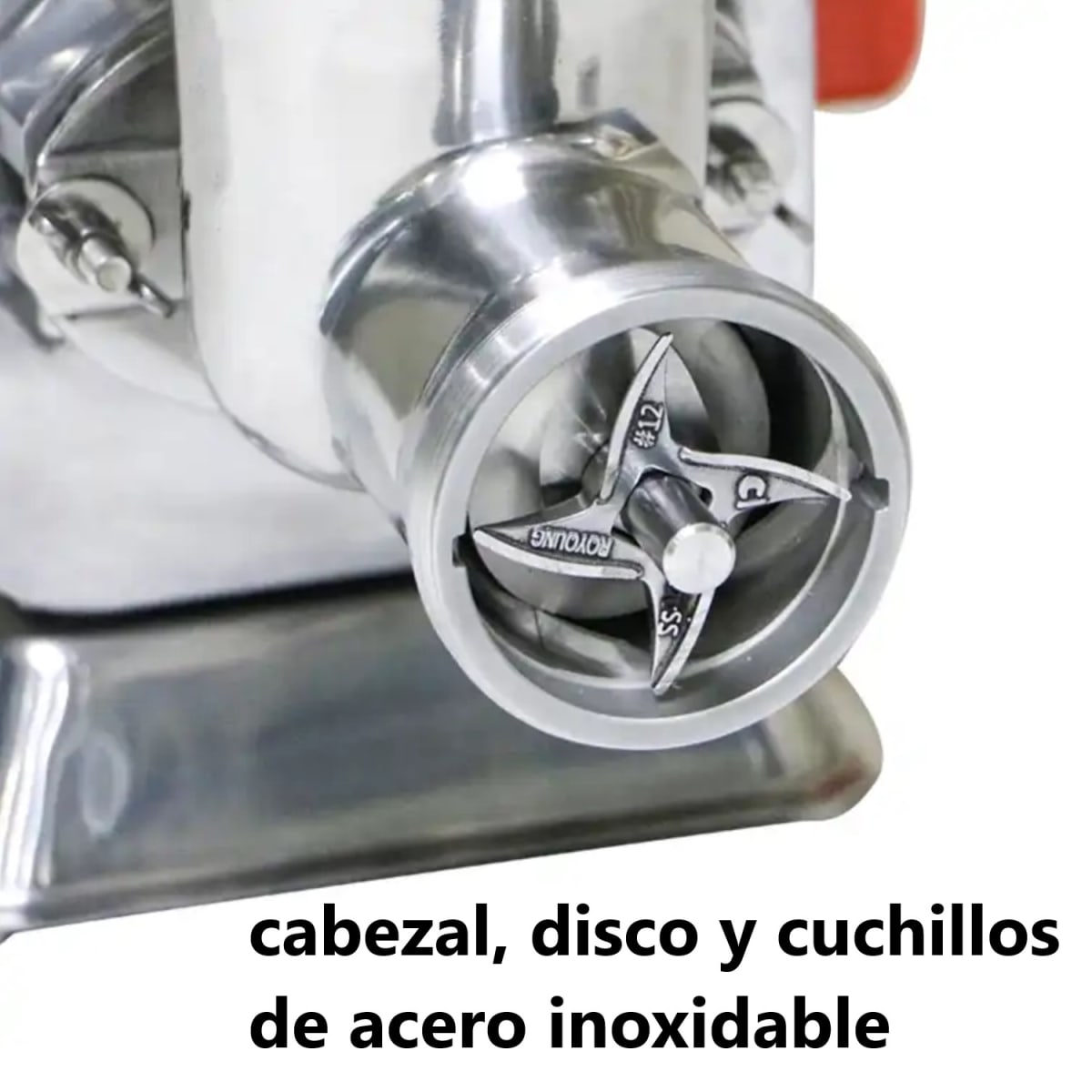 Moledora de Carne para Semi Congelados 32 Kg. ó 320 Kg/Hora5