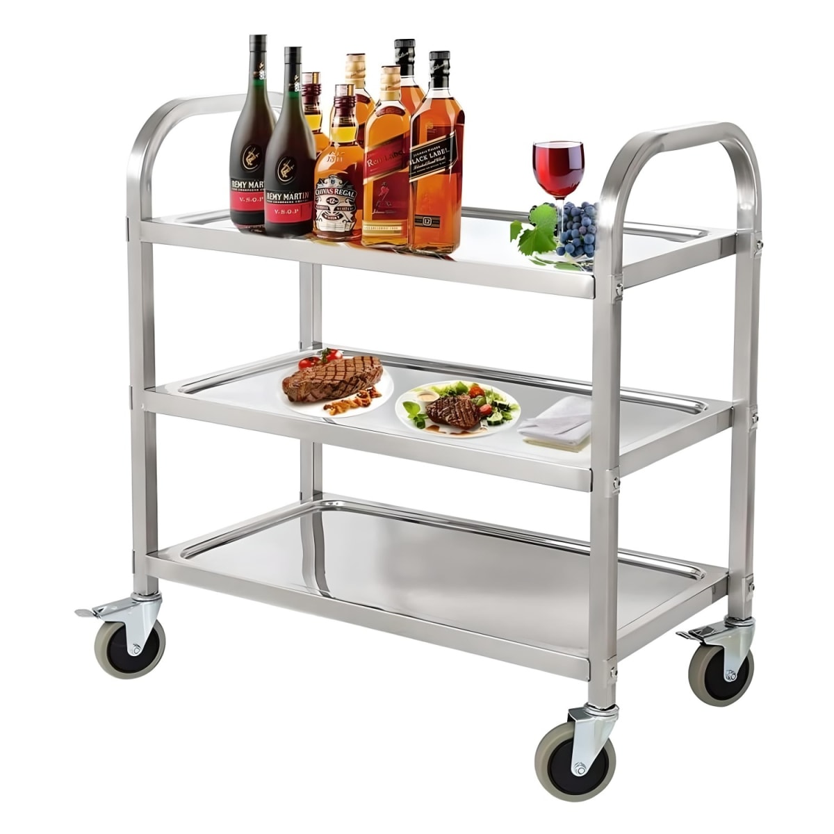 Carro de Apoyo 85x45x90 Cm. Acero Inoxidable1