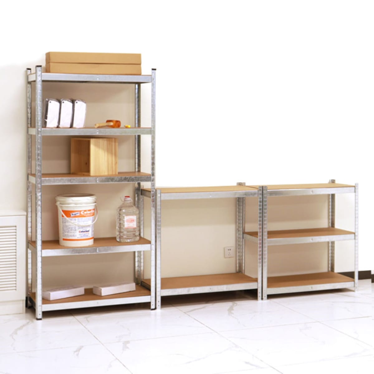 Estante Acero Galvanizado 70x30x150 cm. Cap 875 Kg8