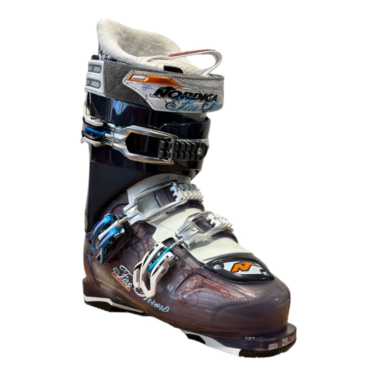 NORDICAスキーブーツ（女性用 Fire Arrow） NORDICA FIRE ARROW Ski Boots Mondopoint size 25.5 with a 295