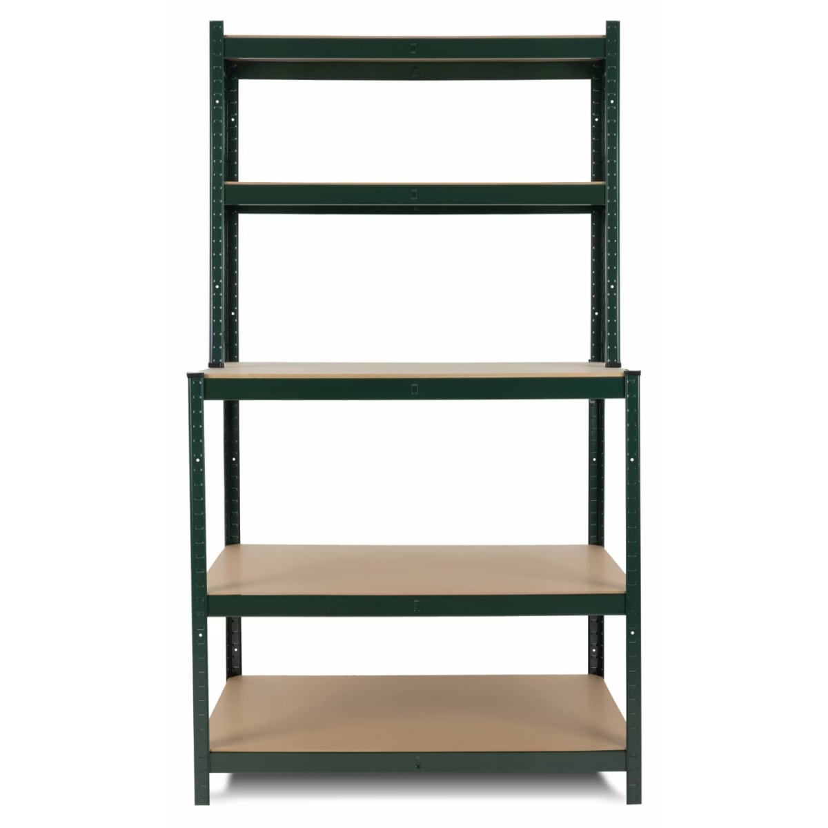 Mesa Banco de Trabajo con Repisas Acero 100x60x180 cm.13