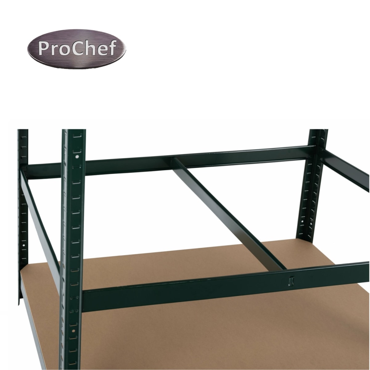 Mesa Banco de Trabajo con Repisas Acero 100x60x180 cm.12