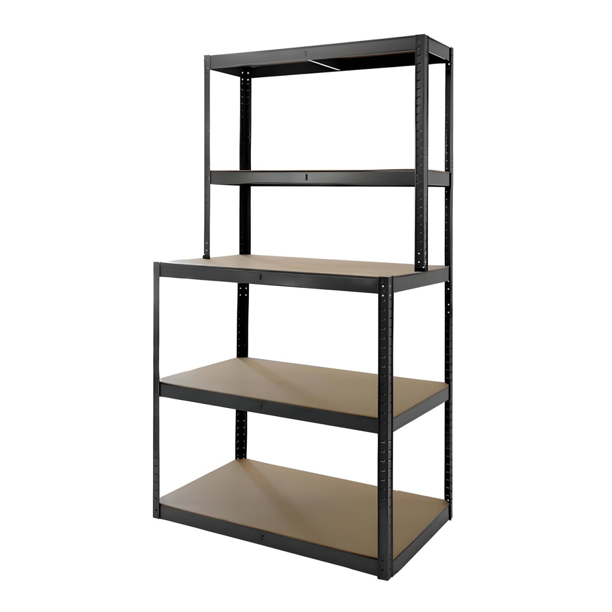 Mesa Banco de Trabajo con Repisas Acero 100x60x180 cm.2