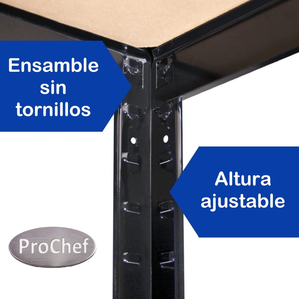 Estante 90x40x180 cm Acero Pintado 5 Band. 875 Kg9