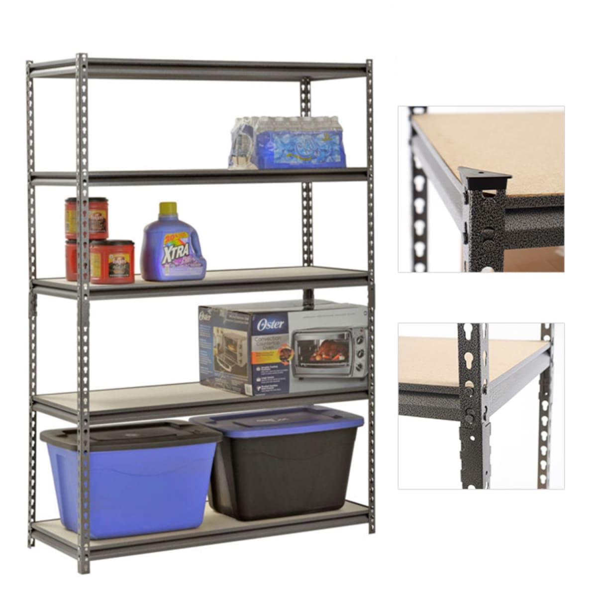 Estante Acero Pintado 120x60x183 cm 5 Band. 905 Kg5