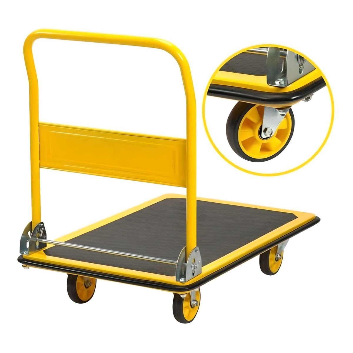 Carro de Acero para 150 kg. Plegable. 63x47 cm.5