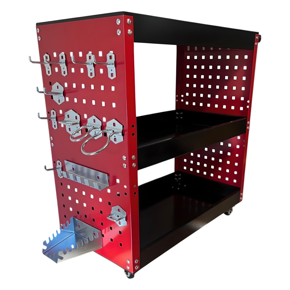 Carro de Acero para Herramientas Semi cerrado con Accesorios8