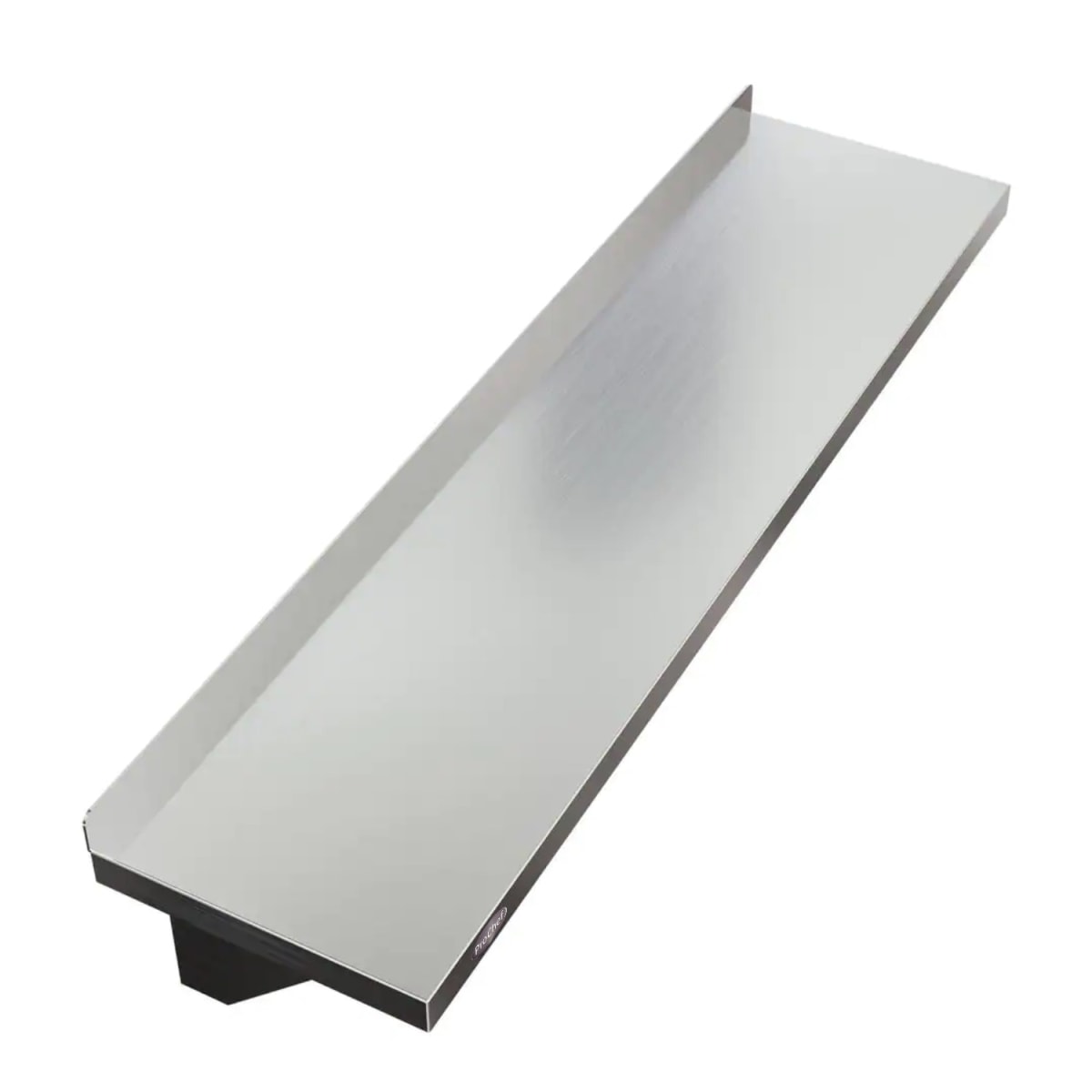 Repisa Mural 90x30 cm Acero Inoxidable con Colgador de Ollas3