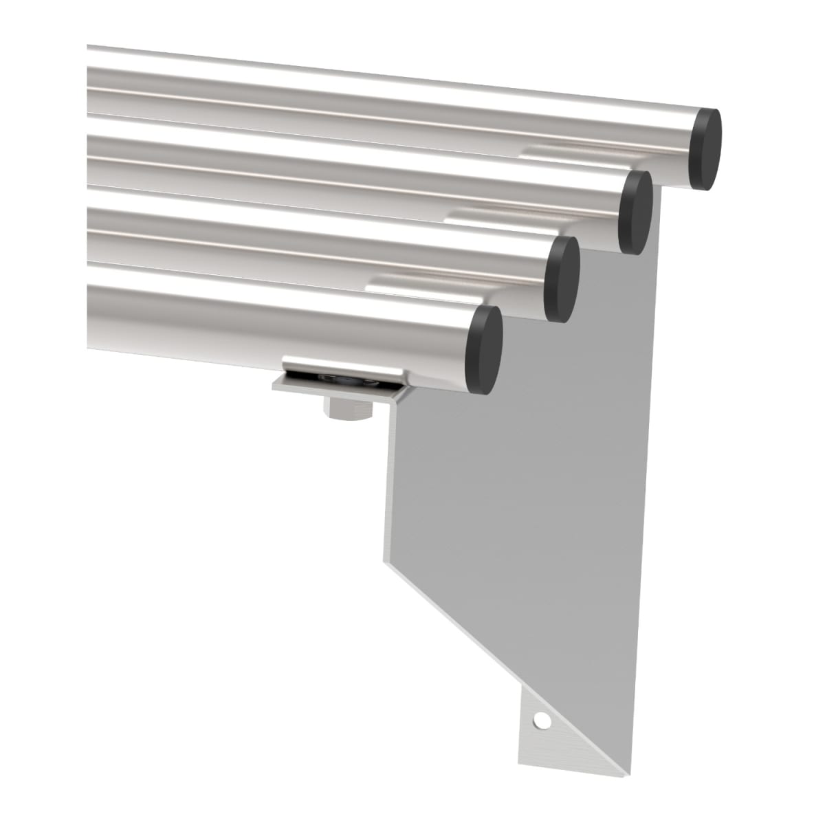 Repisa Tubular 90x30 cm Pasa Bandejas Acero Inoxidable2