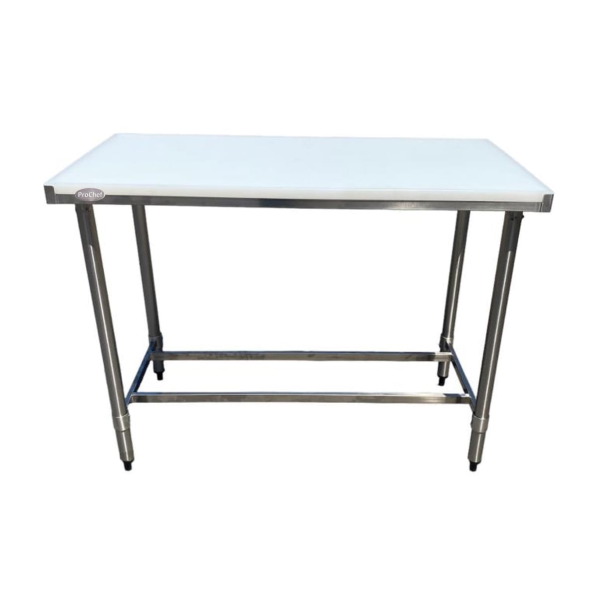 Meson de Corte Acero Inoxidable 120 x 60 cm Cubierta Plastica2