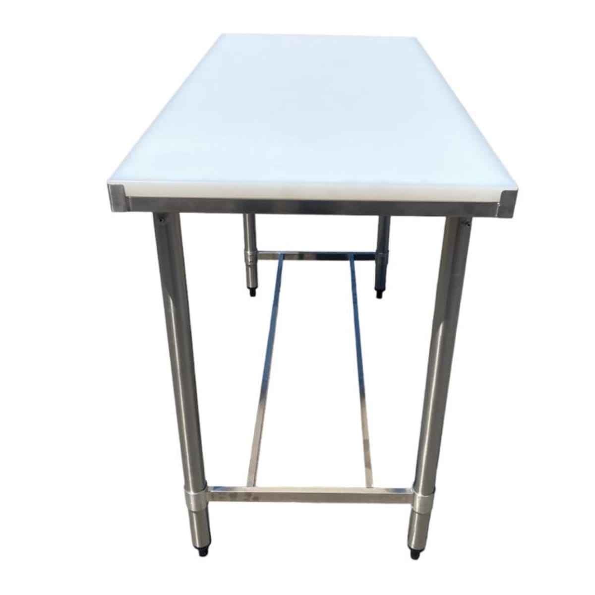 Meson de Corte Acero Inoxidable 120 x 60 cm Cubierta Plastica3