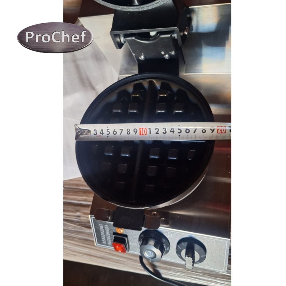 Waflera Electrica Profesional Acero Inoxidable UWB-1A6