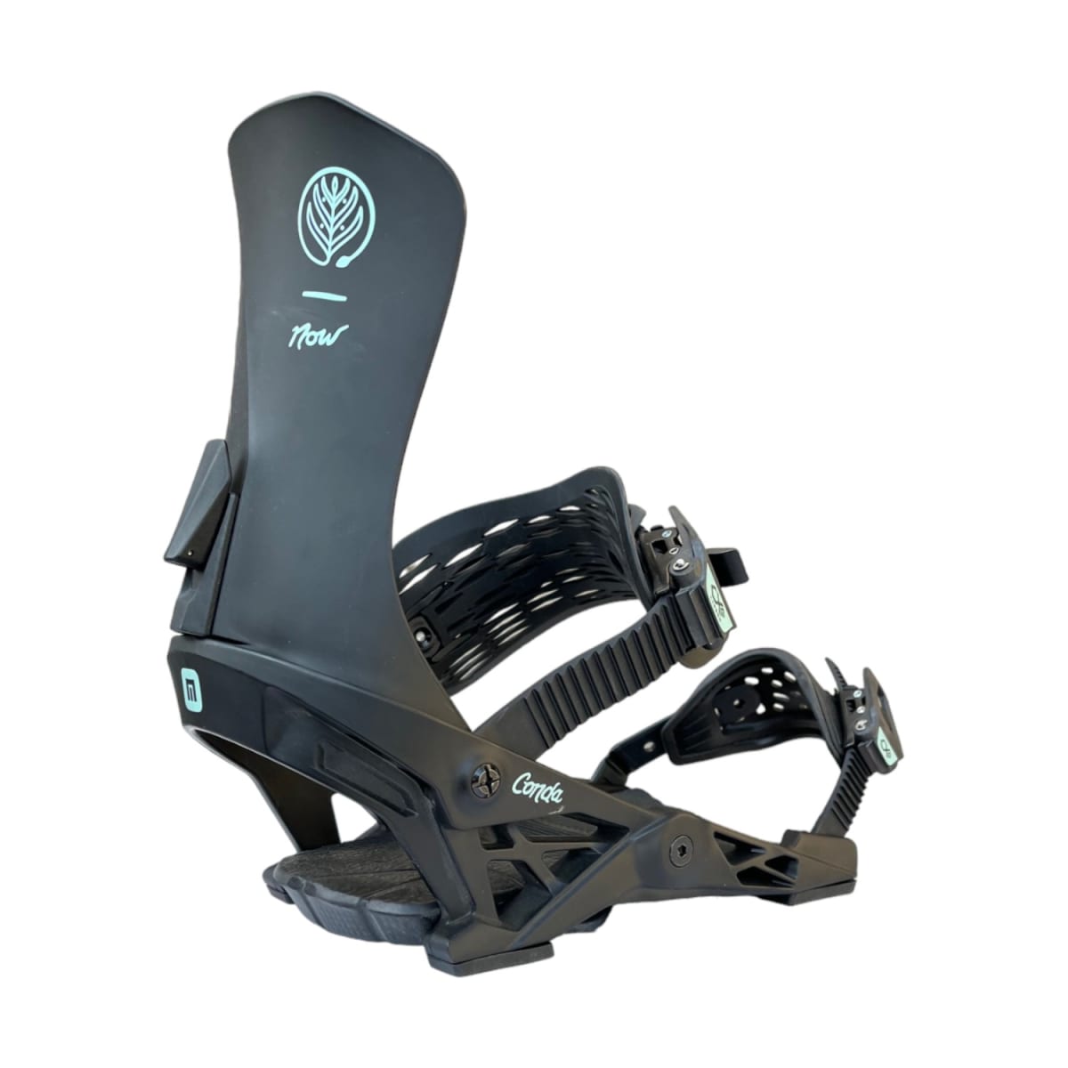 Fijacion Snowboard Now Conda Carbon Black Women's1