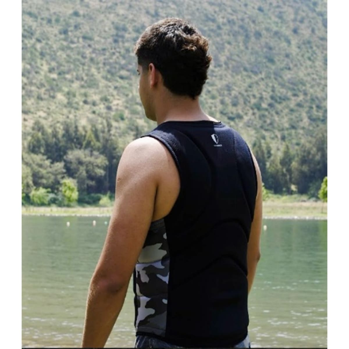 Chaleco de Impacto 2025 Black-Camo Men's5