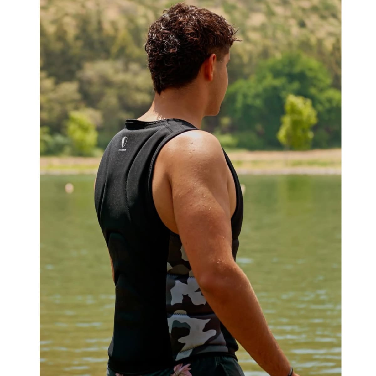 Chaleco de Impacto 2025 Black-Camo Men's2