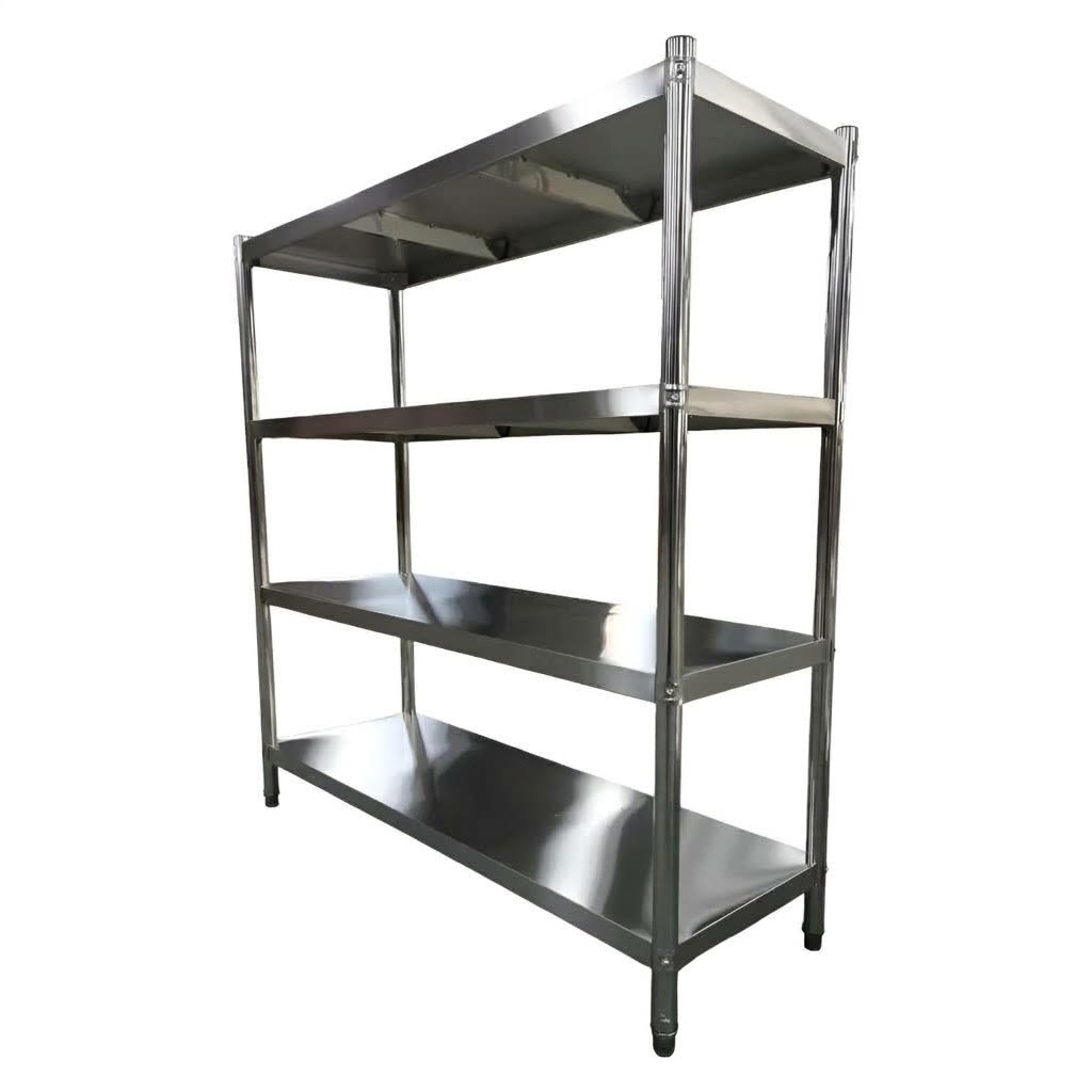 Estante 4 Bandejas lisas. 120x50x180 cm. Acero Inoxidable4