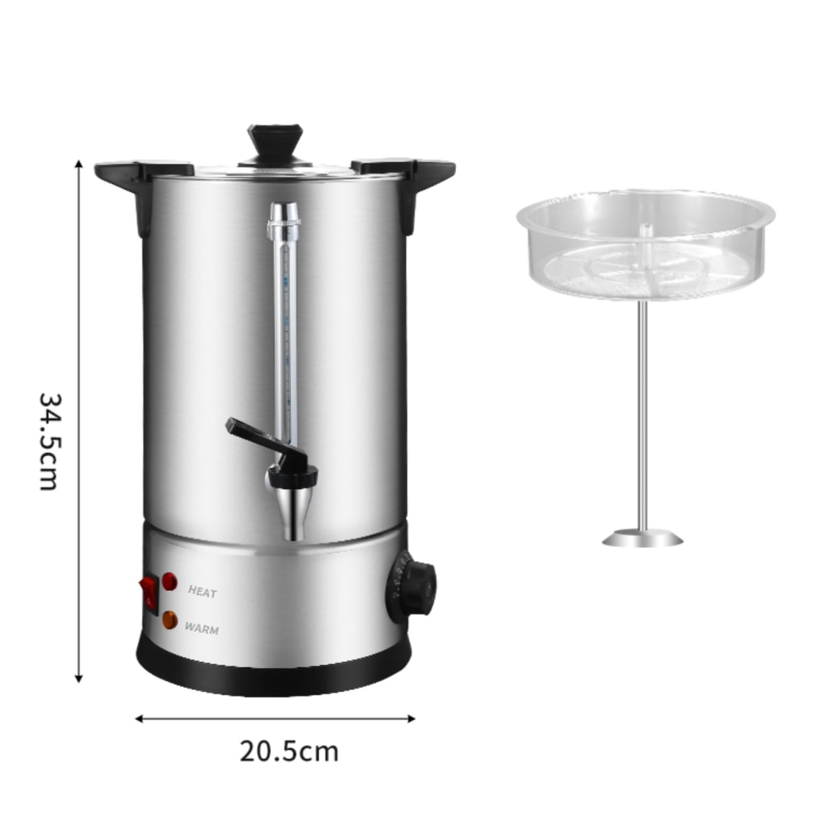 Percolador Café 8 Litros Doble Capa Acero Inoxidable5