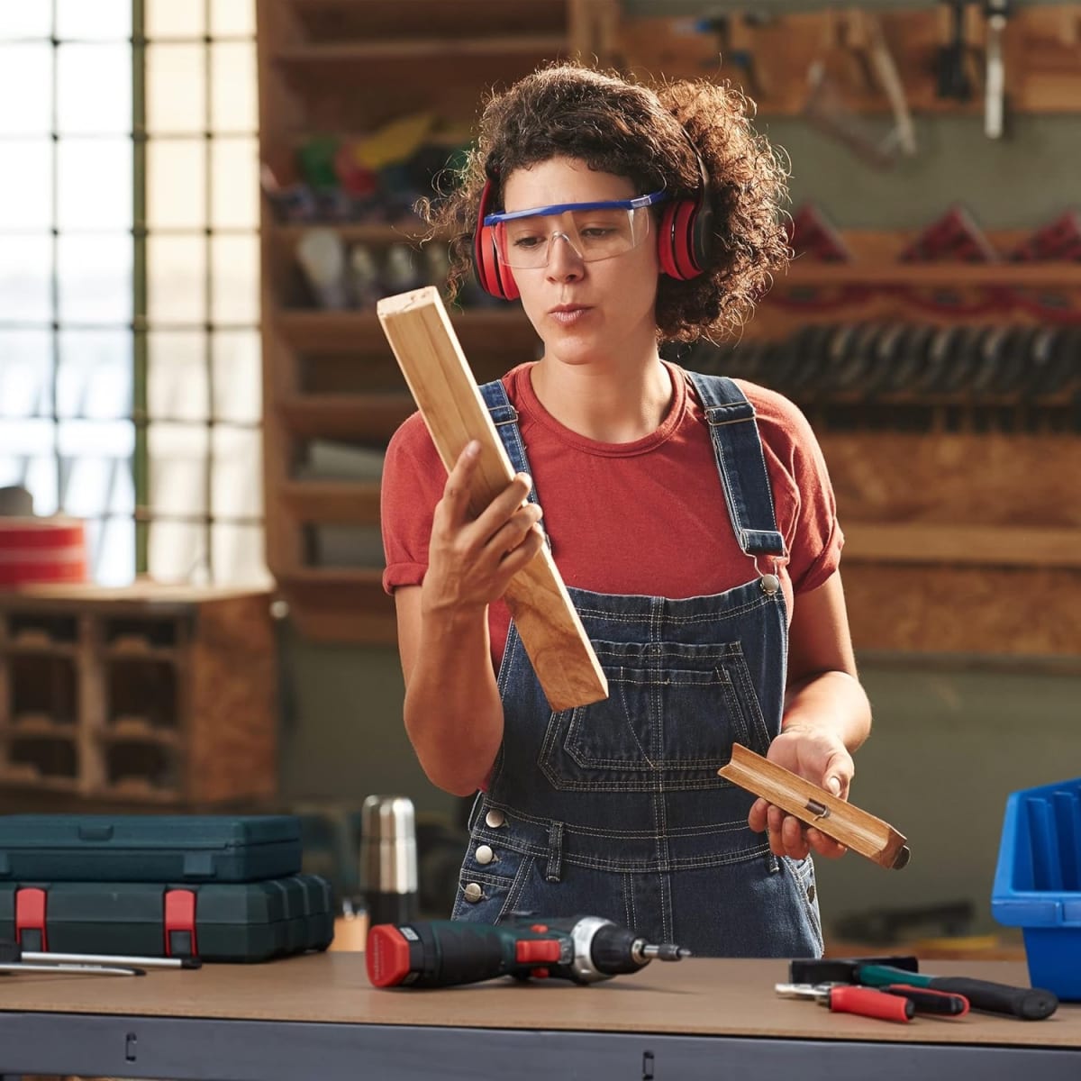 Meson de Trabajo Acero y MDF 90x60x90 cm.3