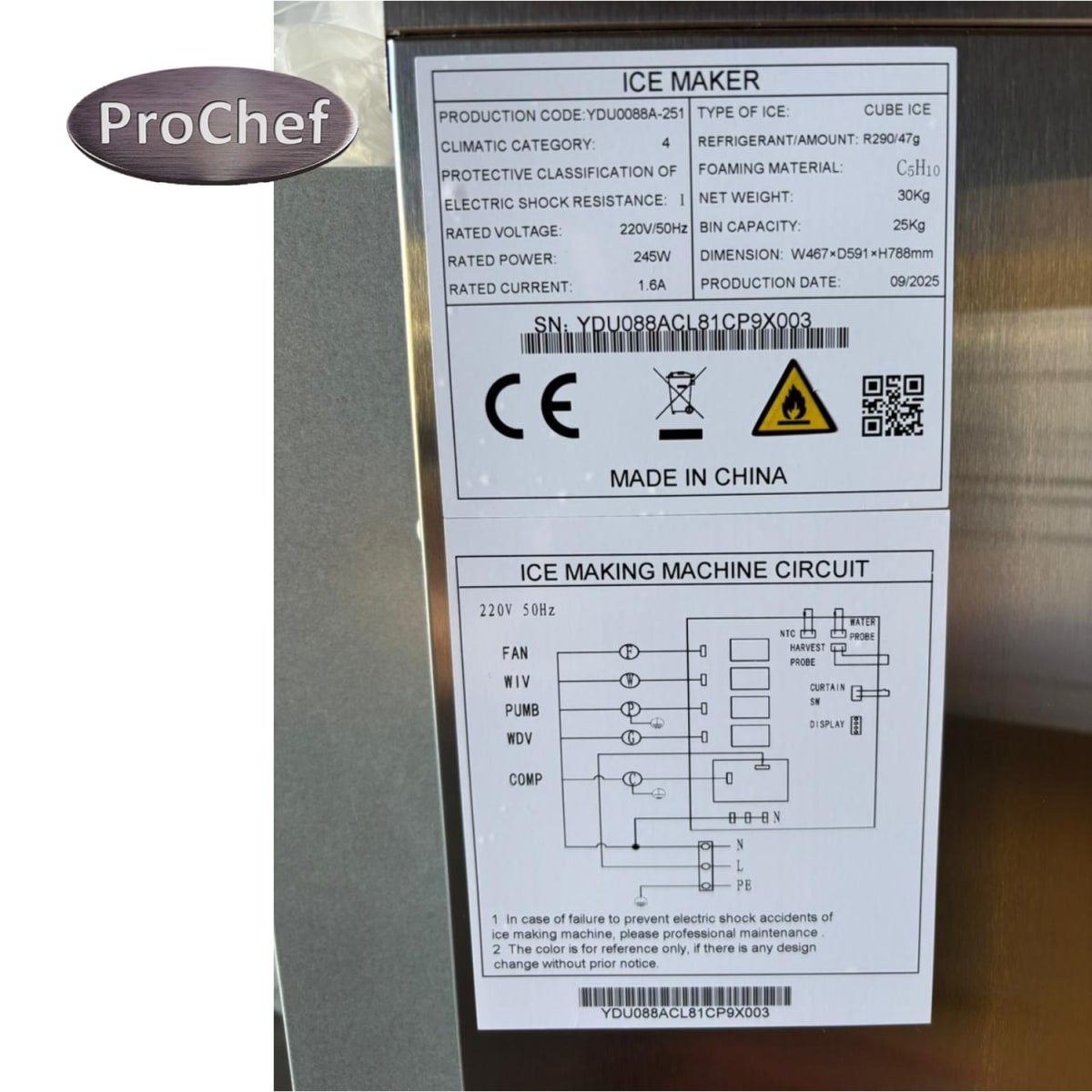 Máquina Fabricadora de Hielo 40 Kg/Día.7