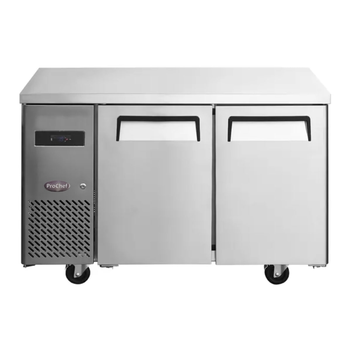 Meson Refrigerado 120 Cm Acero Inox. 2 Ptas 290 Lt2