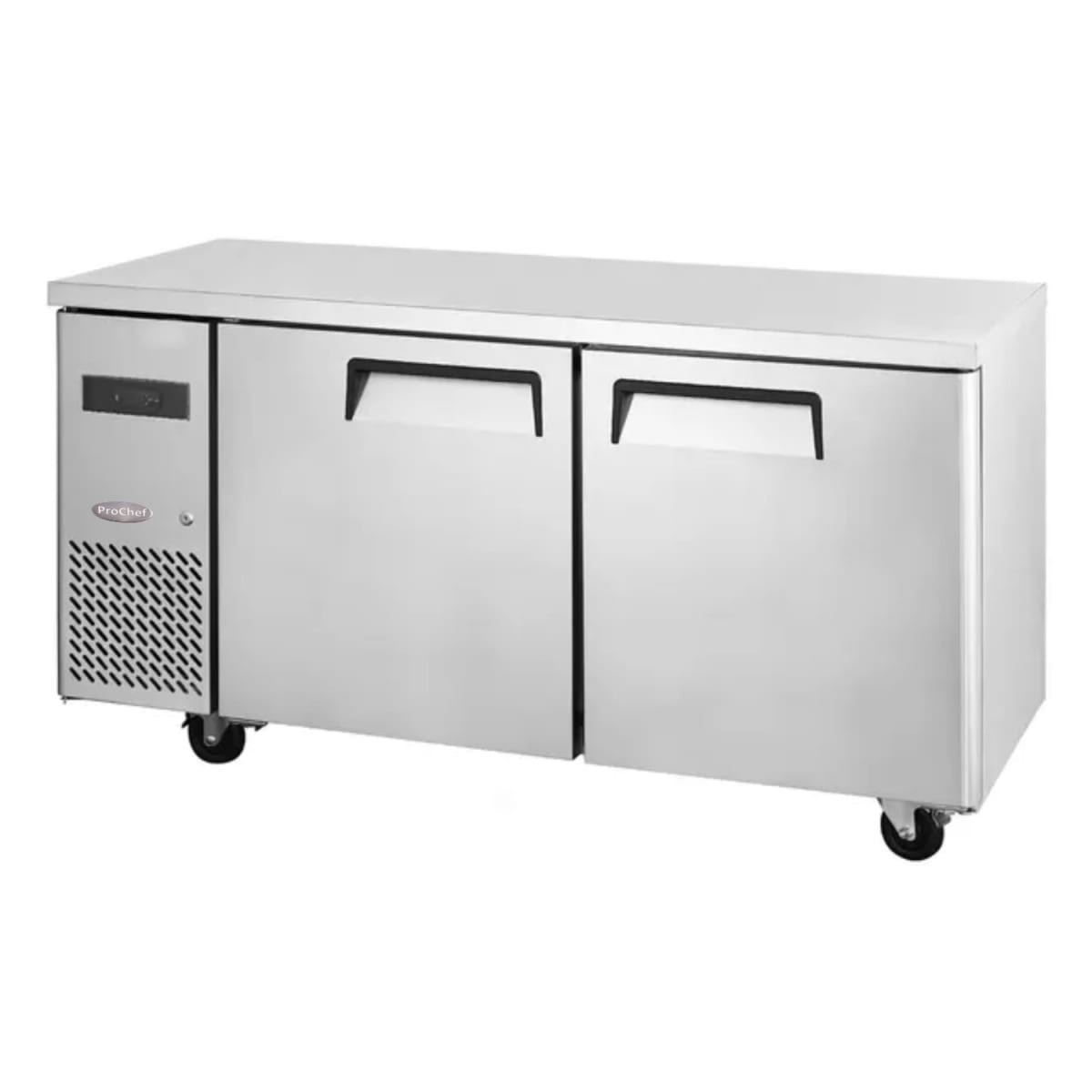 Meson Refrigerado 150 Cm Acero Inox. 2 Ptas 400 Lt2