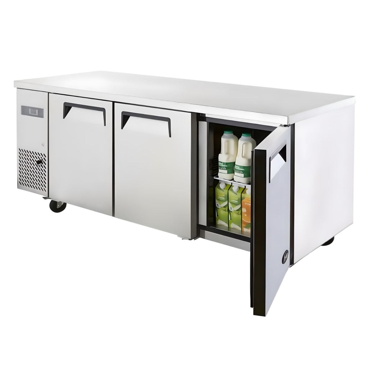 Meson Refrigerado 180 Cm Acero Inox. 3 Ptas 510 Lt3