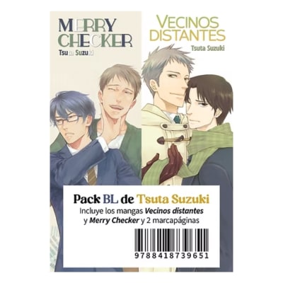 PACK BL TSUTA SUZUKI MERRY CHECKER + VECINOS DISTANTES - TOMODOMO