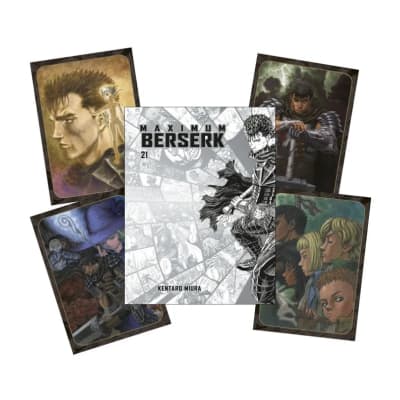 MAXIMUM BERSERK 21 - (SOBRECUBIERTA METÁLICA + 4 POSTALES) - PANINI ESPAÑA1