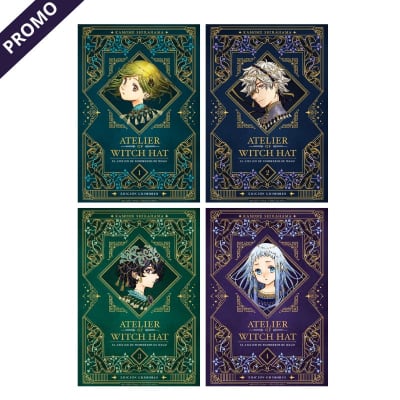 PACK GRIMORIO ATELIER OF WITCH HAT (4 TOMOS) - MILKYWAY1