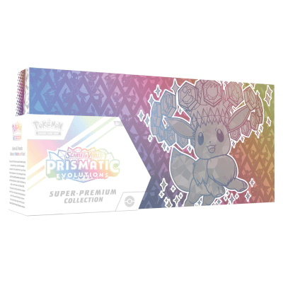 PKM TCG Prismatic Evolutions Super Premium Collection Ingles1