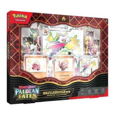 S & V - Paldean Fates Premium Collection Shiny Skeledirge ex (Español)1