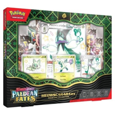 S & V - Paldean Fates Premium Collection Shiny Meowscarada ex (Español)1