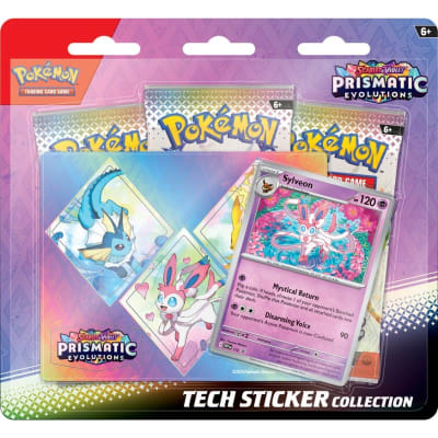PKM TCG S & V Prismatic Evolutions - Tech Sticker Sylveon Collection Inglés1