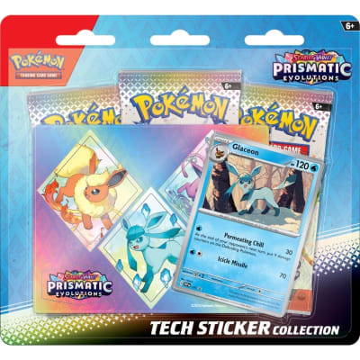 PKM TCG S & V Prismatic Evolutions - Tech Sticker Glaceon Collection Inglés1