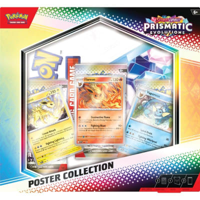 PKM TCG S & V Prismatic Evolutions - Poster Collection Español1