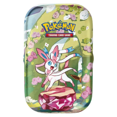 PKM TCG S & V Prismatic Evolutions - Mini Tin Sylveon Inglés1