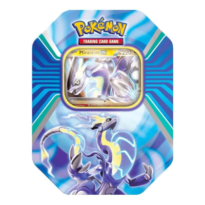 Paldea Legends Tin (Summer 2023) Miraidon (Español)1