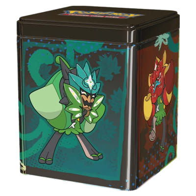PKM Stacking Tin Pokémon TCG: Q1 2025 (Español) - Ogerpon y sus máscaras1