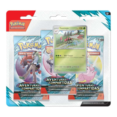 PKM TCG S&V Journey Together - 3-Pack Yanmega Blister Español1