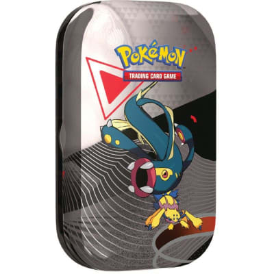 PKM TCG S&V - Black Bolt & White Flare - Unova Mini Tin Eelektross & Galvantula Español1