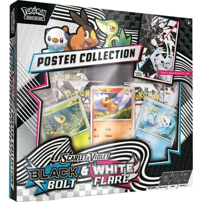 PKM TCG S&V - Black Bolt & White Flare - Unova Poster Collection Ingles1