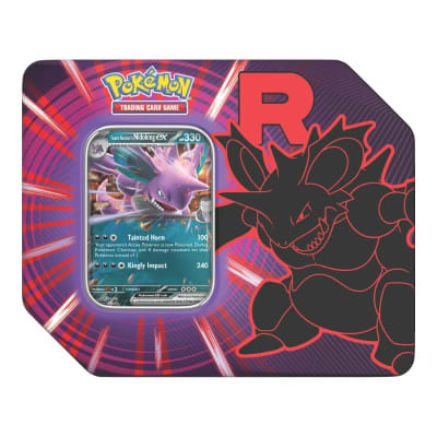 PKM TCG: Team Rocket Tin - Nidoking Ingles1