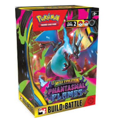 PKM TCG: ME - Phantasmal Flames - Build & Battle Box Ingles1