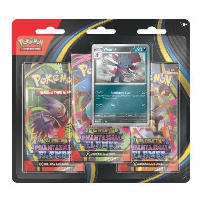 PKM TCG: ME - Phantasmal Flames - Blister Ingles Weavile